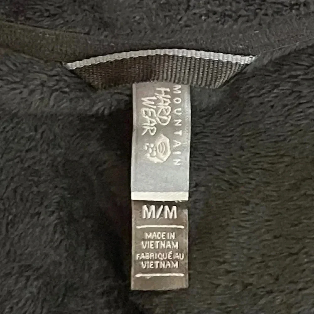 Mountain Hardwear Monkey Man Fleece Jacket Medium Super Soft Pockets Full Zip - Picture 7 of 9